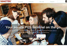 Tablet Screenshot of magtek.com