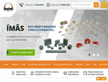 Tablet Screenshot of magtek.com.br